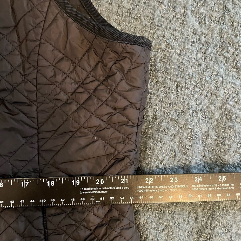 J.Jill Black Full Zip Sleeveless Side Snap Quilted Nylon Vest Size XL - Picture 13 of 15